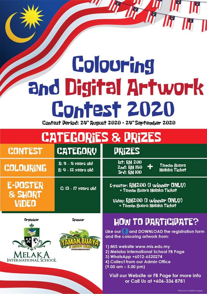 Colouring And Digital Artwork E Poster Short Video Contest Melaka International School